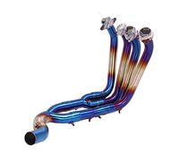 Motorcycle Exhaust Pipe System Escape Slip On Front Tube Link Pipe Connect For YZF R6 2017-2019 2020 AJOHBM(2)