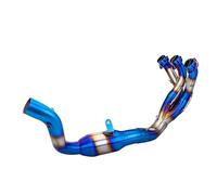 Motorcycle Exhaust Pipe Whole Vehicle Escape Refit Front Mid Exhaust Muffler Link Pipe For For MT-09 V3 FZ-09 2021-2023(B)