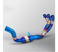 Motorcycle Exhaust Pipe Whole Vehicle Front Middle End Escape Refit Link Pipe Slip On For Y&amaha MT-09 V3 FZ-09 2021-2023