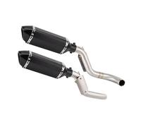 Motorcycle Exhaust Pipe With High Level Mid Link Pipe For VTR 1000 F Firestorm 1997 1998 1999 2000-2006(Style 1)