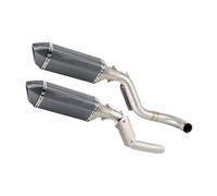 Motorcycle Exhaust Pipe With High Level Mid Link Pipe For VTR 1000 F Firestorm 1997 1998 1999 2000-2006(Style 5)