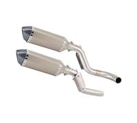 Motorcycle Exhaust Pipe With High Level Mid Link Pipe For VTR 1000 F For Superhawk 1997 1998 1999 2000-2006(Style 4)