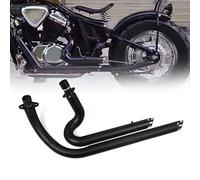 Motorcycle Exhaust Pipe With Muffler Removable Silencer Accessories For Steed Shadow 600 400 VLX600 VLX400 VT400 C VT600C VT600