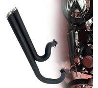 Motorcycle Exhaust Pipe With Silencer, Removable, For Steed Shadow Vlx400 Vlx600 Vt400c Vt600c Dual