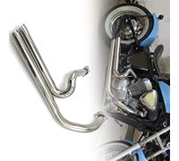 Motorcycle Exhaust Pipe With Silencer, Removable, For Steed Shadow Vlx400 Vlx600 Vt400c Vt600c Dual