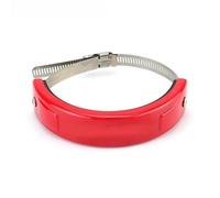 Motorcycle Exhaust Protector Fit For HONDA XR125L XR150L XR230 XR250R Exhaust Pipe Fixing Cover Heat Shield Exhaust Heat Shield Motorcycle Exhaust Cover(Red)