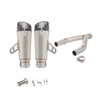 Motorcycle Exhaust Silencer For Dorsoduro 750 2008-2016 SMV750 SMV Full System Motorcycle Exhaust Escape Moto Double Carbon Muffler DB Killer