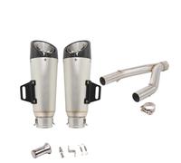 Motorcycle Exhaust Silencer For Dorsoduro 750 2008-2016 SMV750 SMV Full System Motorcycle Exhaust Escape Moto Double Carbon Muffler DB Killer