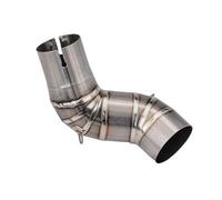 Motorcycle Exhaust Silencer For Ninja For Z900 2017-2026 Motorcycle Exhaust Alloy Adapter Middle Link Pipe 60mm Escape Racing Line