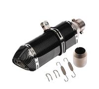 Motorcycle Exhaust Silencer Modified Muffler Pipe Moto Db Killer 51mm Universal Accessories Motorcycle Exhaust Pipe For XJ6 For MT07 09 03 Muffler Pipe(A,370mm)