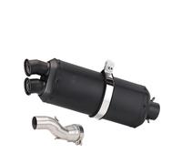 Motorcycle exhaust silencer Motorcycle Exhaust Slip On For R1200GS R1200 GS For Adventure ADV Modified Double Hole Muffler Middle Pipe(TYPE-D,Muffler)