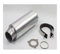Motorcycle Exhaust Silencer Motorcycle Exhaust Universal Pitbike Muffler Motorcross Modified Stainless Steel WRS Pipe For CB400 CB500F CB500X CBR300
