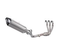 Motorcycle Exhaust Silencer Muffler Pipe Motorcycle Exhaust Pipe For Street Triple 765 RS 2017-2024 Middle Tail End Exhaust Link Pipe Motorbike Exhaust Silencer