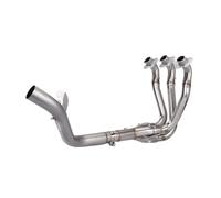 Motorcycle Exhaust Silencer Muffler Pipe Motorcycle Exhaust Pipe For Street Triple 765 RS 2017-2024 Middle Tail End Exhaust Link Pipe Motorbike Exhaust Silencer