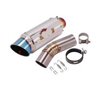Motorcycle Exhaust Silencer Slip On For 959 For Panigale Motorcycle GP Project Exhaust Escape Middle Link Pipe Carbon Fiber Muffler Moto DB Killer