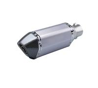 Motorcycle exhaust silencer Universal 36-51mm Motorcycle Exhaust Muffler Pipe For Msx125 Crf230 R15 Mt07 Z650 300MM(Type F)