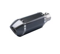 Motorcycle exhaust silencer Universal 36-51mm Motorcycle Exhaust Muffler Pipe For Msx125 Crf230 R15 Mt07 Z650 300MM(Type D)