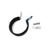 Motorcycle exhaust silencer Universal 60X200MM Exhaust Muffler Silencer 2 Stroke Motorcycle Pipe Guide Plate(60MM Holder Clamp)
