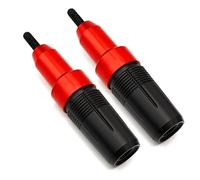 Motorcycle Exhaust Slider Crash Pad Falling Protector For Loncin For Voge 300AC 200AC 500R 500DS 300 200 500 Ac 500 Ds Frame Sliders(2 pieces Red)