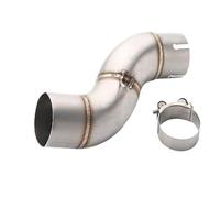 Motorcycle Exhaust Slip-on Exhaust Middle Link Pipe Adapter 45mm 51mm 60mm Connect Central Pipe For YZF R6 2006-2019 Exhaust Muffler Silencer