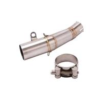 Motorcycle Exhaust Slip-on Exhaust Middle Link Pipe Adapter 45mm 51mm 60mm Connect Central Pipe For YZF R6 2006-2019 Exhaust Muffler Silencer