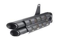 Motorcycle Exhaust Slip On For CMX300 CMX500 CMX 300 CMX 500 Rebel 2017-2023 Slip-on Muffler Tube With Heat Shield Cover(Double pipe)