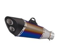 Motorcycle Exhaust Slip On For GSX8R TMAX560 T-MAX560 T MAX560 TMAX 560 Double Hole Universal 60MM 51MM Carbon Muffler With DB Killer(C with R11 sticker)