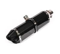 Motorcycle Exhaust Slip On For Kpr150 Horizon 350r3r25 Gsx Ninja250 For Z400 Z 400 Modified Small Hexagonal Model Universal Modification Parts(J470mm double hole)
