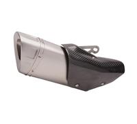 Motorcycle Exhaust Slip On For MT-10 R1M MT10 YZF For R1 2015-2021 Motorcycle Carbon Fiber Cover Escape Moto Bike Muffler Mid Link Pipe Exhaust System(No Laser)
