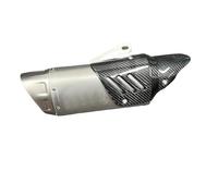 Motorcycle Exhaust Slip On For Universal Escape Moto Motorcross Exhaust Motorcycle Pipe Muffler(Type E with laser)