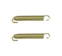 Motorcycle Exhaust Swivel Springs Pair Of Universal Stainless Exhaust Springs Metal Muffler Exhaust Pipe Spring Hooks (75 mm)