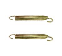 Motorcycle Exhaust Swivel Springs Pair Of Universal Stainless Exhaust Springs Metal Muffler Exhaust Pipe Spring Hooks (83 mm)