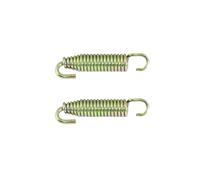 Motorcycle Exhaust Swivel Springs Pair Of Universal Stainless Exhaust Springs Metal Muffler Exhaust Pipe Spring Hooks (57 mm)