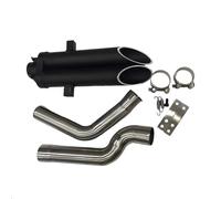 Motorcycle Exhaust System Black Muffler Tips Mid Link Pipe Exhausts Pipes For CBR1000RR 2004-2007 Body Part