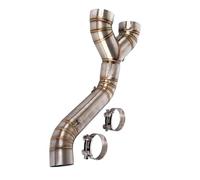 Motorcycle Exhaust System Connector Section Link Tube Middle Mid Pipe For S1000RR 2010-2014 For S1000R 2010-2016 Exhaust Adapter