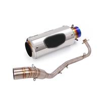 Motorcycle Exhaust System Header Connect Link Pipe Slip On Muffler Silencer With DB Killer For Kawasaki Z125 Z 125 Until 2018