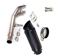Motorcycle Exhaust System Mid Link Connect Pipe Muffler Tail Vent Tip Removable DB Killer For R1 YZF-R1 MT-10 FZ10 2015 2016 2017 2018 2019 2020
