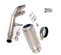 Motorcycle Exhaust System Mid Link Connect Pipe Muffler Tail Vent Tip Removable DB Killer For R1 YZF-R1 MT-10 FZ10 2015 2016 2017 2018 2019 2020