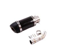 motorcycle exhaust system Motorcycle Exhaust Pipe For Benelli For 502c Carbon Fiber Muffler with DB Killer, Middle Link and Catalyst Delete