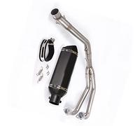 Motorcycle Exhaust System Muffler Tail Pipe 51mm Front Connect Link Tube Stainless Steel DB Killer For MT-03 2016 17 18 19 2020 2021 2022