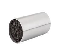 Motorcycle Exhaust System Universal 35/42/45/48/50 53mm Motorcycle Front Middle Pipe Catalyst DB Killer Moto Exhaust Muffler Noise Sound