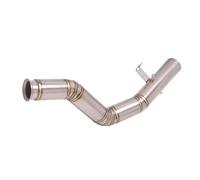 Motorcycle Exhaust System Universal 51mm High Position Middle Link Pipe For Duke RC390 RC250 125 250 390 2017 2018 2019 2020 2021