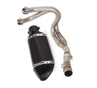 Motorcycle Exhaust Systems Modify Slip On Connection 51mm Escape Front Mid Link Pipe For Kawasaki For Versys 650 2017-2023