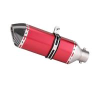 Motorcycle Exhaust Tail Pipe Escape Moto Muffler Silencer For NS200 Exhaust Pipe Silencer(Red)