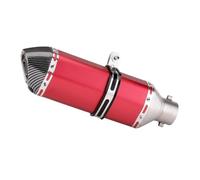 Motorcycle Exhaust Tail Pipe Escape Moto Muffler Silencer For Suzuki For GSX250R Exhaust Pipe Silencer(Red)