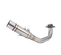 Motorcycle Exhaust Titanium Alloy Semi-Blue Whole Vehicle Front End Link Pipe For XMAX 300 2017-2023 Motorcycle Exhaust Exhausts(Type A)