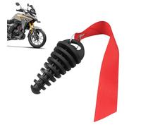 Motorcycle Exhaust Wash Plug With Safety Banner - Rubber Muffler Protection For 2 Dirt Bikes Motocross Dirt Bikes Prevent Water And Moisture When Cleaning | Accessory D