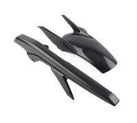 Motorcycle Extended Fender For CB650R For CBR650R 2022 2021 2020 2019 2Pcs Motorcycle Rear Tire Hugger Fender Mudguard Chain Guard(Black)