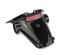 Motorcycle Extended Fender For Vespa For Sprint For Primavera 50 150 2019-2023 Motorcycle Rear Mudguard Fender W/h Red Light Reflector ABS Black Carbon