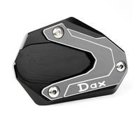 Motorcycle Extension Plate Support Pad For DAX125 ST125 2022-2025 Kickstand Extender Foot Stand Extension Pad Enlarge Support Plate(Titanium)